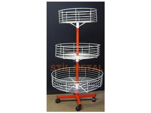 TRIPLE REVOLVING RACK