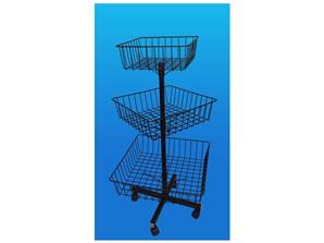 TRIPLE REVOLVING SQUARE RACK