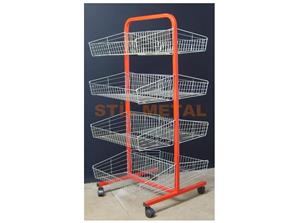 DOUBLE SIDED DISPLAY RACK