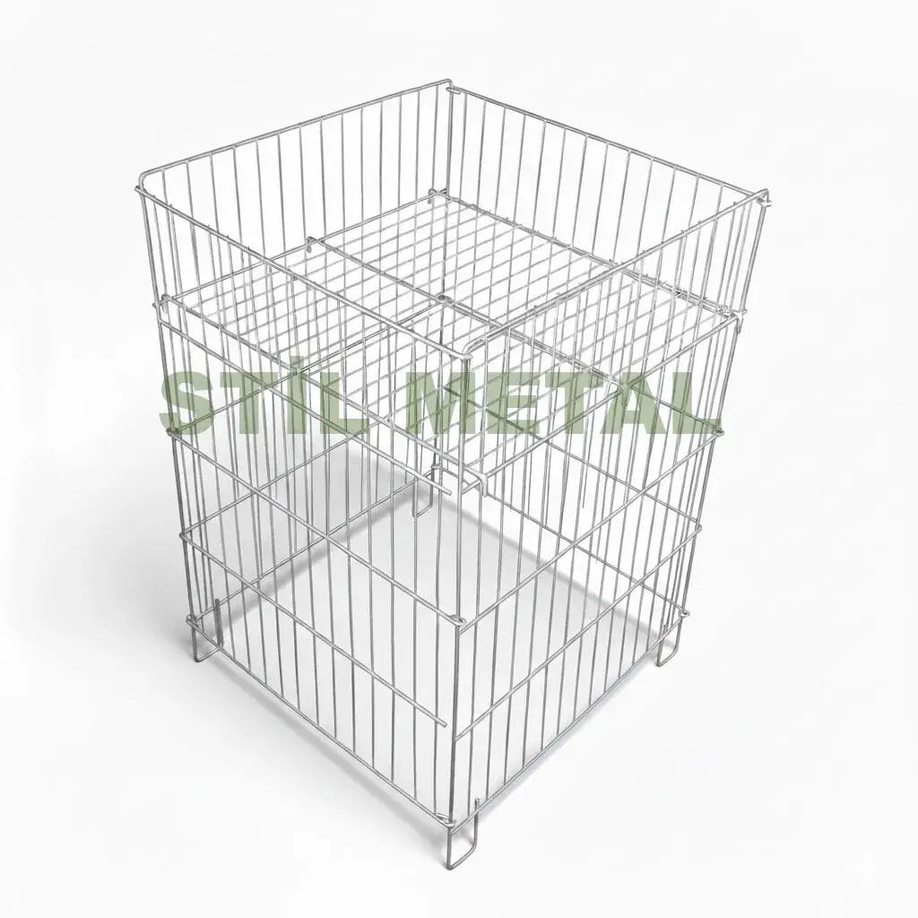 Katlanır Tel Sepet Std 304-S