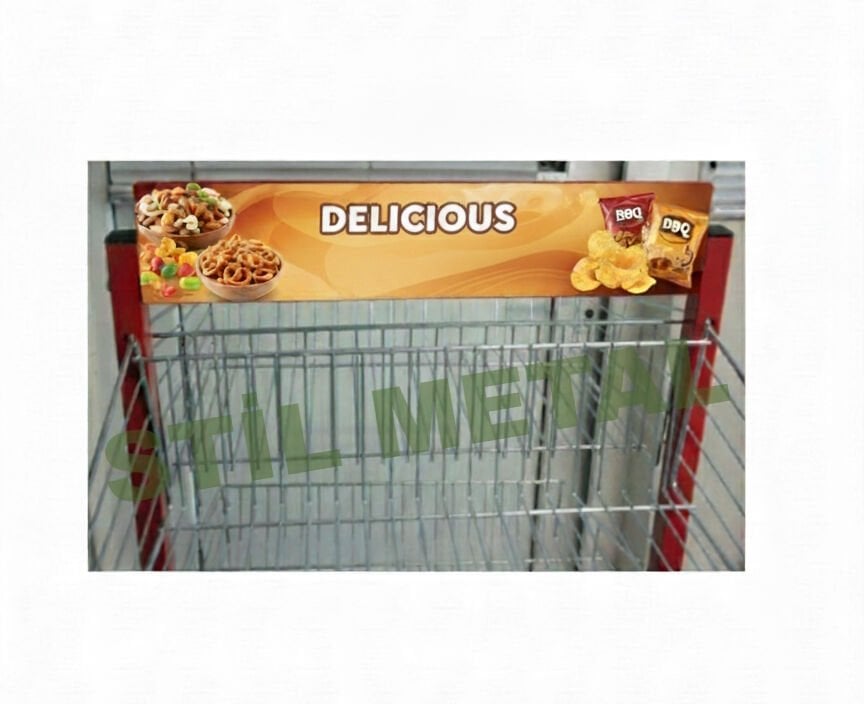 Çift  Yönlü Askılı Sepetli Stand  303-2