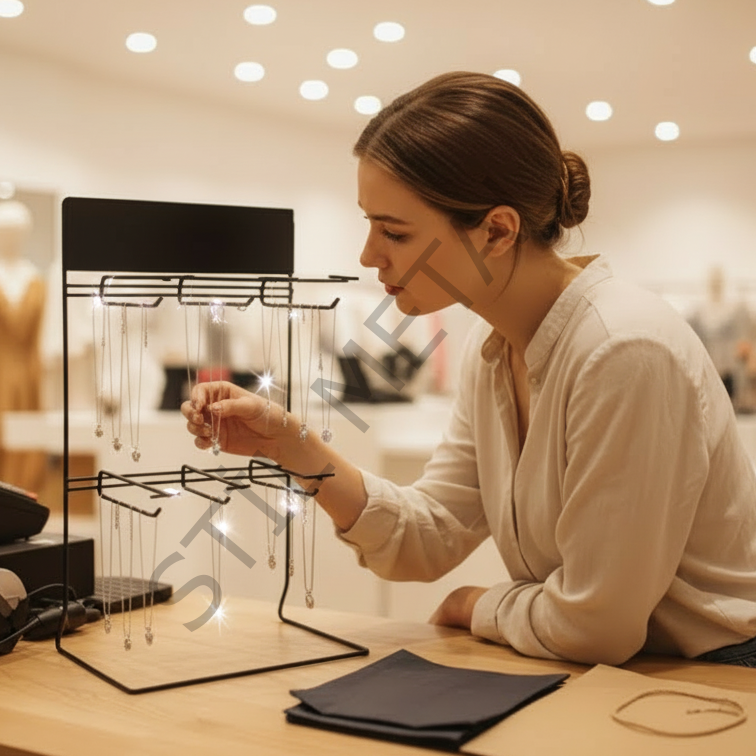 Masa Üstü Tel Hasır Panolu Stand 311