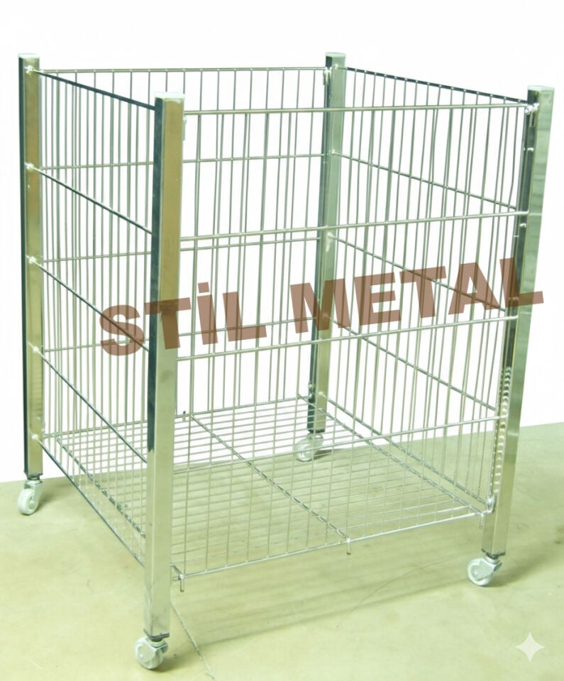 Profil Ayaklı Tel Havuz Std 306-S (Profil Ayaklı Market Sepeti)