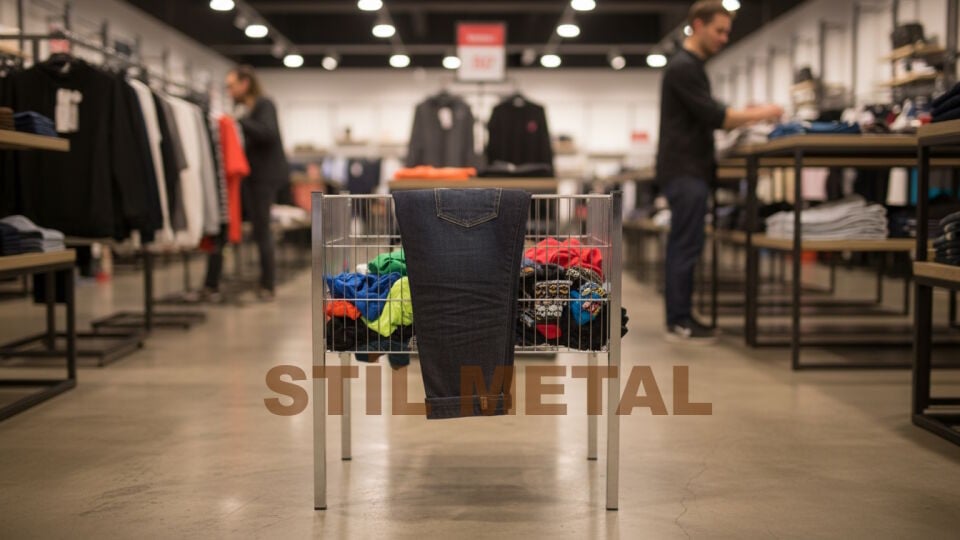 Profil Ayaklı Tel Havuz Std 306-S (Profil Ayaklı Market Sepeti)