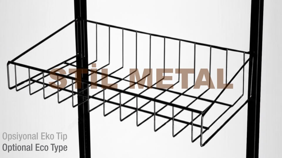 Tek Yönlü Askılı Sepetli Stand 303-1