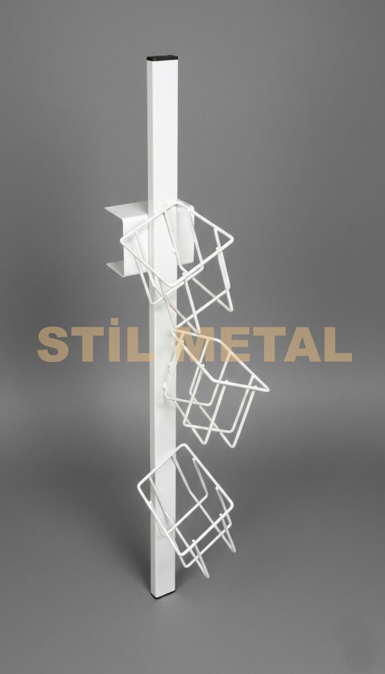 Kancalı Metal Asalak Stand – Yan Teşhir ve Ek Sergileme Aparatı
