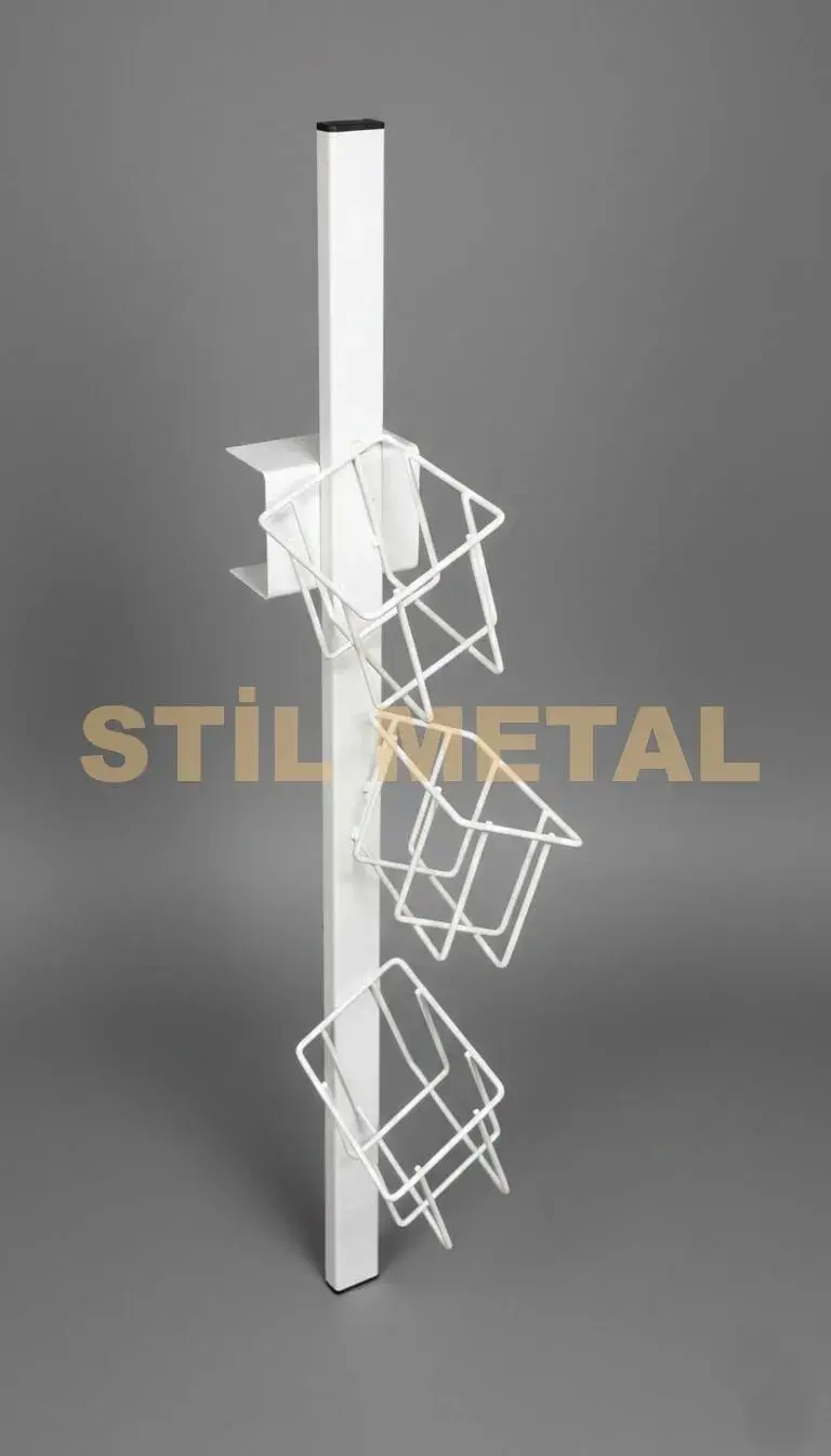 Kancalı Metal Asalak Stand – Yan Teşhir ve Ek Sergileme Aparatı