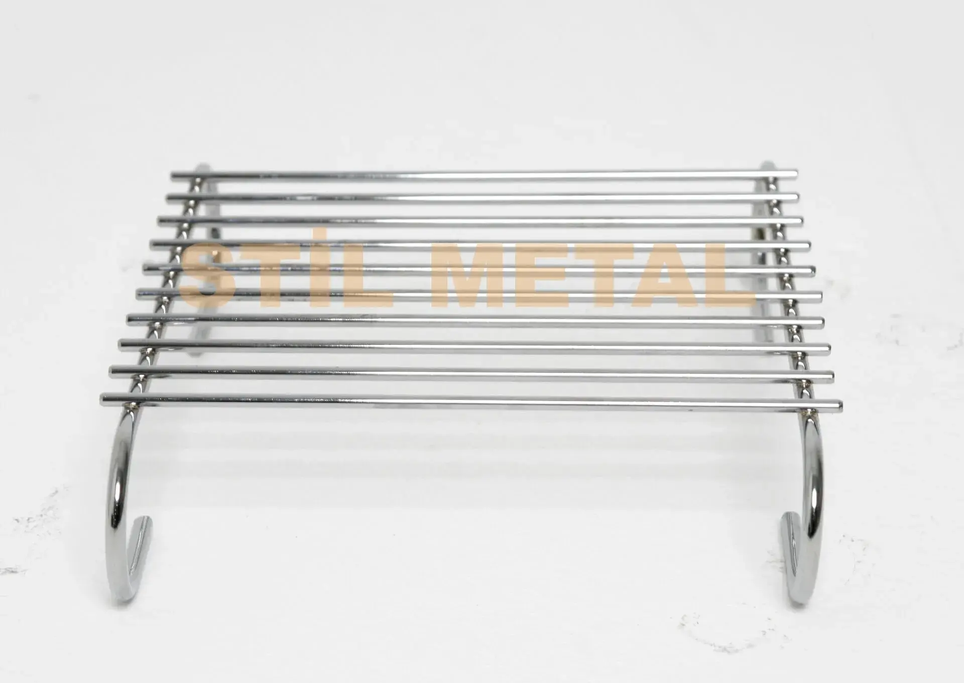 Krom Metal Nihale - Isıya Dayanıklı Tencere ve Çaydanlık Altlığı