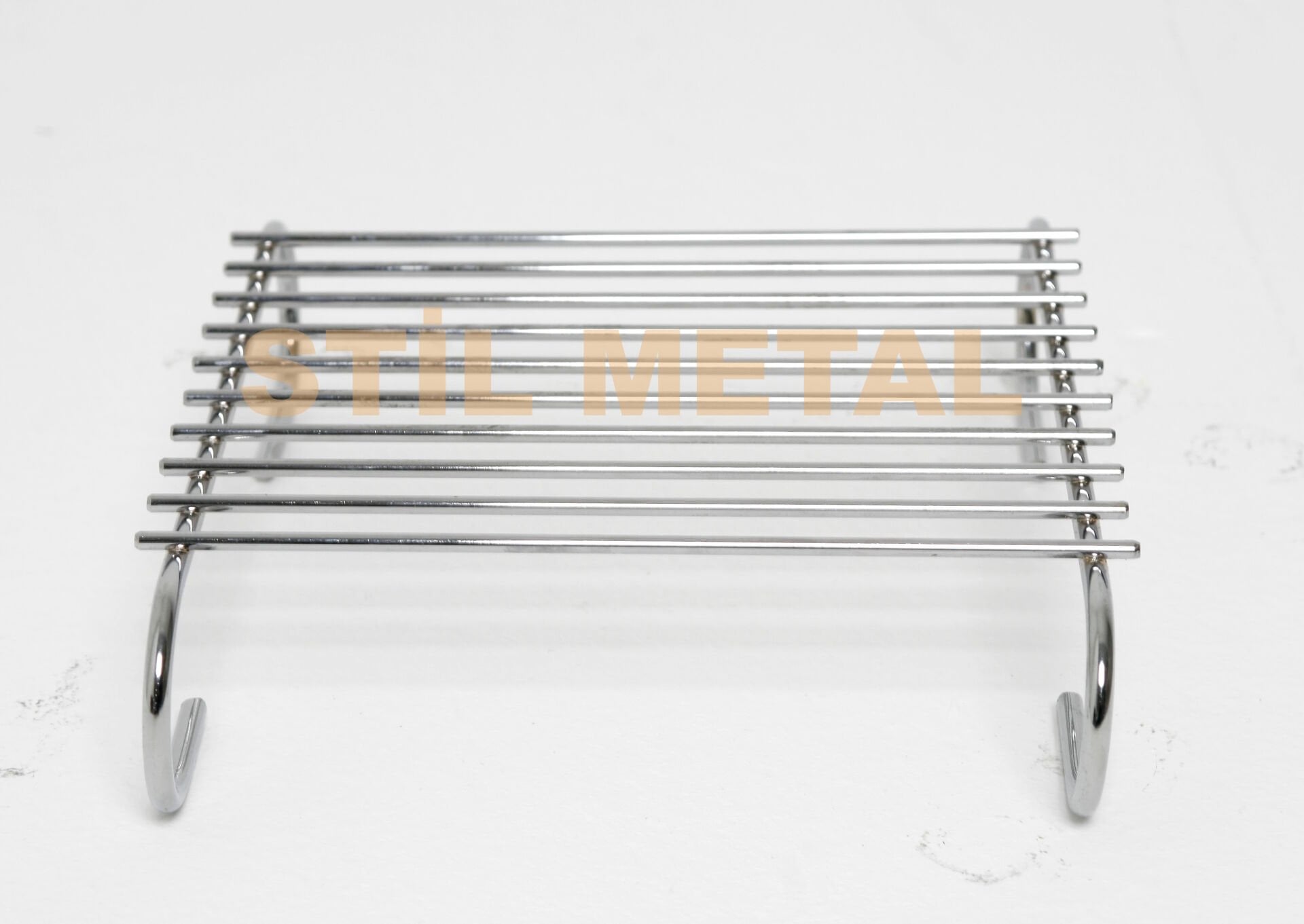 Krom Metal Nihale - Isıya Dayanıklı Tencere ve Çaydanlık Altlığı